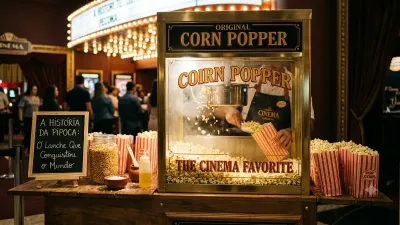 A História da Pipoca: Do Grão Sagrado ao Cinema