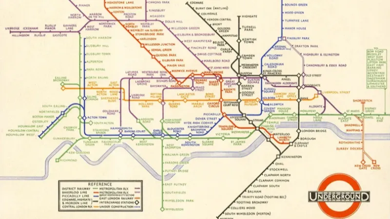 A Revolução Linear: Harry Beck e o Nascimento do Mapa do Metrô (1933)