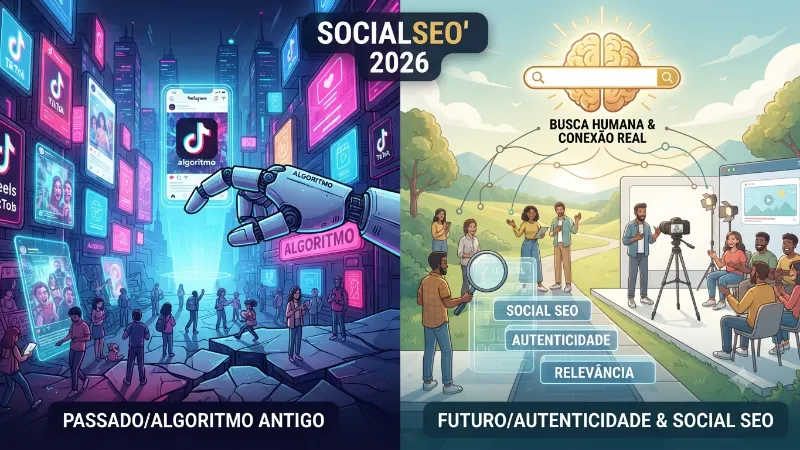 Redes Sociais em 2026: A Era da Autenticidade e do Social SEO